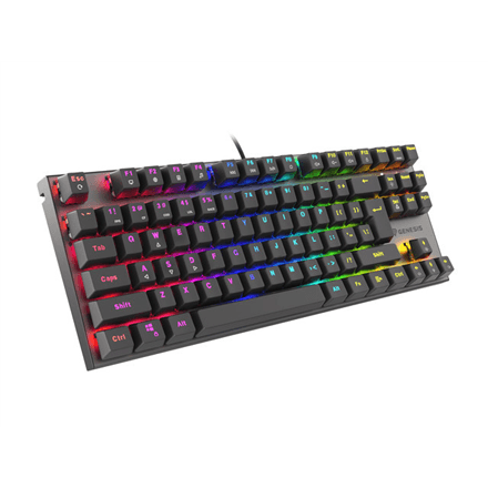 Genesis | THOR 303 TKL | Gaming Keyboard | Wired | Mechanical | RGB LED light | US | Replaceable "HOT SWAP" Switches