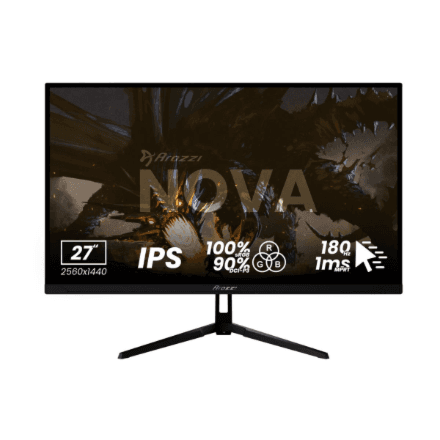 Arozzi | Nova | 34 " | VA | QHD | 21:9 | 165 Hz | 1 ms | 3440 x 1440 pixels | 350 cd/m² | HDMI ports quantity 2 | Black