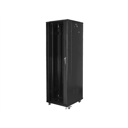 Lanberg | Rack cabinet 19" free-standing 42U/600x800 (flat pack) | FF01-6842-12B | Black