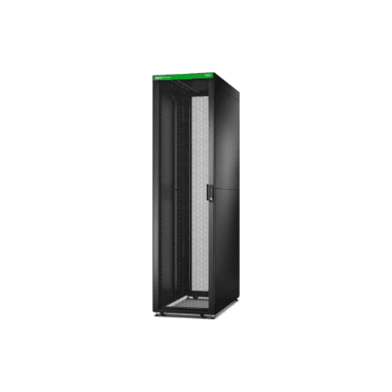 APC Easy Rack 600mm/48U/1200mm with Roof, Side panel,castors,feet and 4 Brackets, No Bottom, black | Schneider Electric
