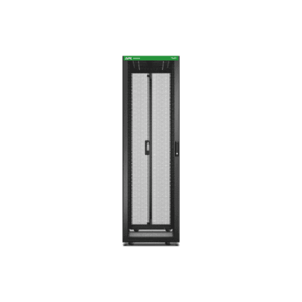 APC Easy Rack 600mm/42U/1200mm , with Roof, castors, feet and 4 Brackets, No Side panels, black | Schneider Electric