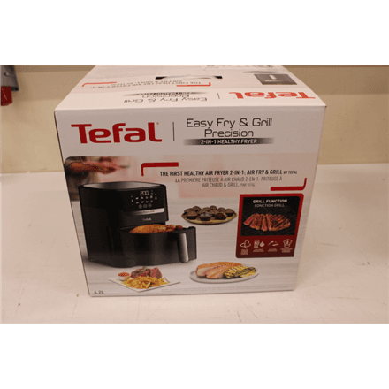 SALE OUT. | TEFAL | Fryer Easy Fry and Grill | EY505815 | Power 1400 W | Capacity 4.5 L | Black | DAMAGED PACKAGING