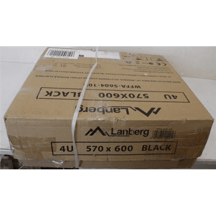 SALE OUT. Lanberg Rack cabinet 19" wall-mounted 4U 600 fast assembly (flat pack), black | SALE OUT. Lanberg Rack cabinet 19" wall-mounted 4U 600 fast assembly (flat pack) | WFFA-5604-10B | Black | DAMAGED PACKAGING, U...