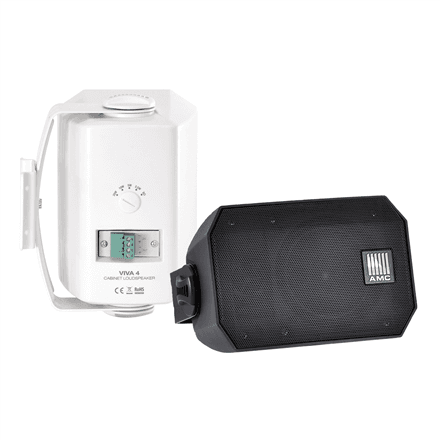 Shure | Wall Mount Plastic Loudspeakers | VIVA 4 | 20 W | 89 dB | White/Black