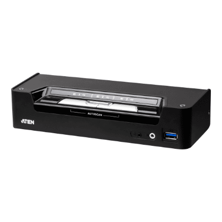 Aten | 3-Port USB-C DisplayPort Hybrid KVMP Switch | CS1953
