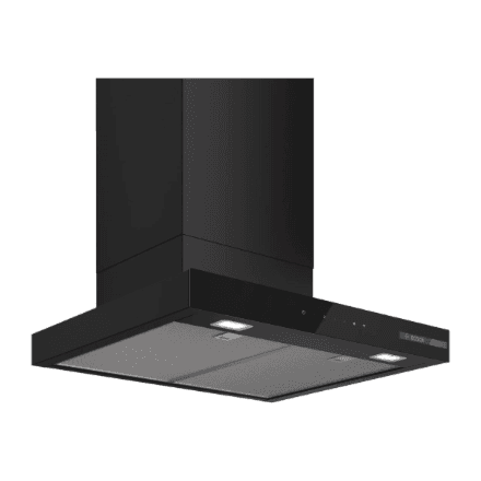 Bosch DWB67DN60 Wall-mounted Extractor Hood, A, Width 60 cm, Max extraction power in intensive mode 699 m3/h, Matte Black | Bosch