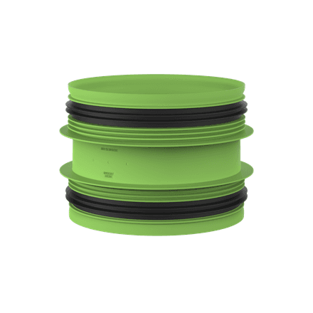DUCO Connection Piece with Joint D160/D160 (M/M)