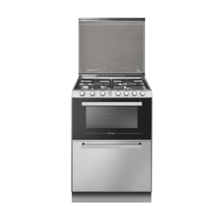 Candy | Oven | TRIO4GXNT/1 | 40 L | Gas | Manual | Knobs | Convection | Height 87.5 cm | Width 60 cm | Stainless steel