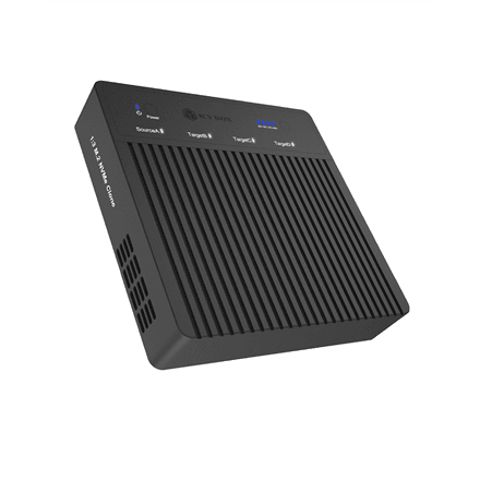 Raidsonic 4-Bays USB4 Duplicator (1:3 clone) for NVMe M.2 SSD | IB-4013MCL-C4