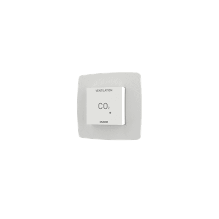 DUCO CO2 Room Sensor without Control RF/Wired, White