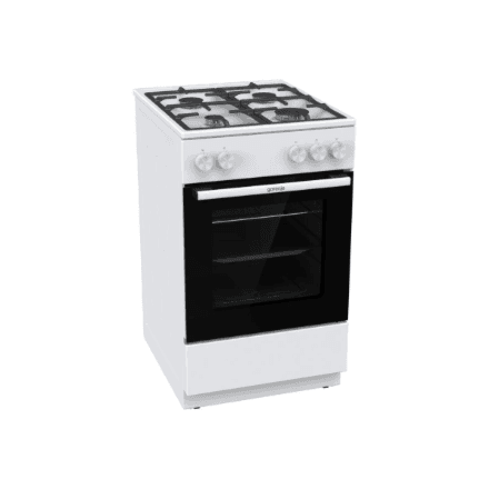 Gorenje GG5A10WFFM | Cooker | Hob type Gas | Oven type Gas | White | Width 50 cm | Grilling | Depth 59.4 cm | 70 L