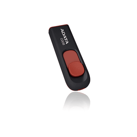 ADATA | C008 | 64 GB | USB Type-A | Black/Red