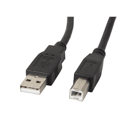Lanberg | USB Type-A to USB Type-B 2.0 Cable, 1.8 m | CA-USBA-11CC-0018-BK | USB Type-A to USB Type-B