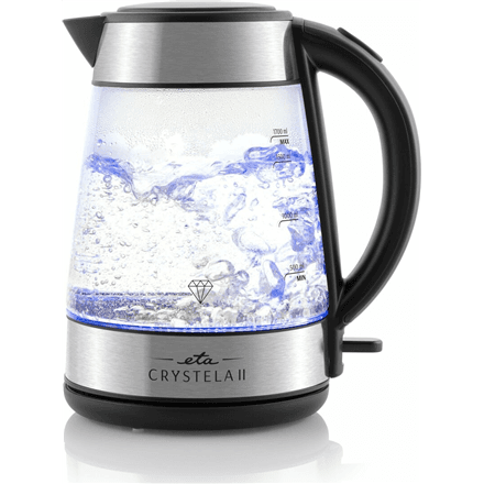 ETA Kettle | Crystela II 1154 90000 | 2200 W | Electric | 1.7 L | Glass | 360° rotational base | Glass