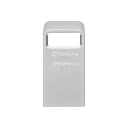 Kingston | USB 3.2 Flash Drive | DataTraveler micro | 256 GB | USB Type-A | Silver