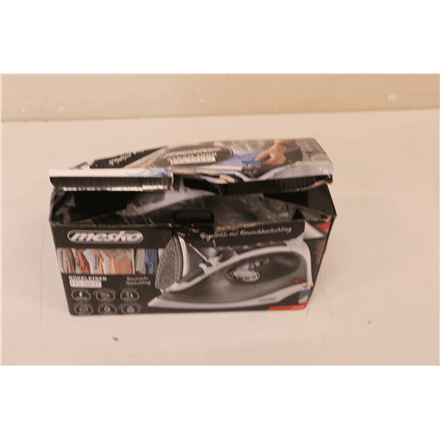 SALE OUT. Mesko MS 5037 Steam iron 2800W, Grey | Mesko MS 5037 | Steam Iron | 2800 W | Water tank capacity 170 ml | Continuous steam 35 g/min | Grey | DAMAGED PACKAGING, SCRATCHED CERAMIC PLATE