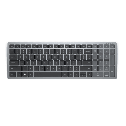 Dell | Keyboard | KB740 | Keyboard | Wireless | Russian | Titan Gray