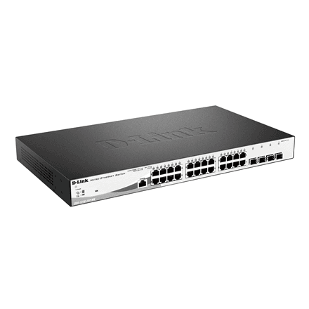 D-Link | Metro Ethernet Switch | DGS-1210-28P/ME | Managed L2 | Rack mountable | Gigabit Ethernet (copper) ports quantity 24 | SFP ports quantity 4 | Power over Ethernet (PoE) ports quantity 20 | PoE/Poe+ ports quanti...