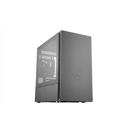 Cooler Master | Silencio S400 with Steel side panel | Black | Mini ITX, Micro ATX