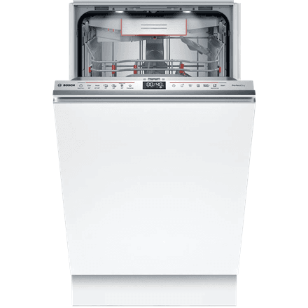 Bosch Dishwasher | SPV6ZMX17E | Built-in | Width 45 cm | Number of place settings 10 | Number of programs 6 | Energy efficiency class C | Display | White