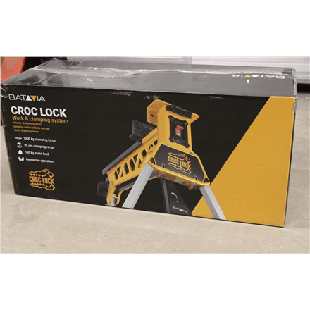 SALE OUT. Batavia Croc Lock work/clamp station | SALE OUT. Batavia B.V. | Croc Lock Workbench and Clamping Station | DAMAGED PACKAGING, SCRATCHED ON CORPUS