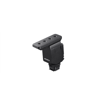 Sony | Compact Camera-Mount Digital Shotgun Microphone | ECM-B10 | Three pickup modes: Multidirectional, unidirectional and circular; Simple switching; Digital signal processing; Highly effective noise reduction filte...