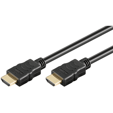 Goobay 80101 HDMI High-Speed Cable with Ethernet | Soft | 1 m