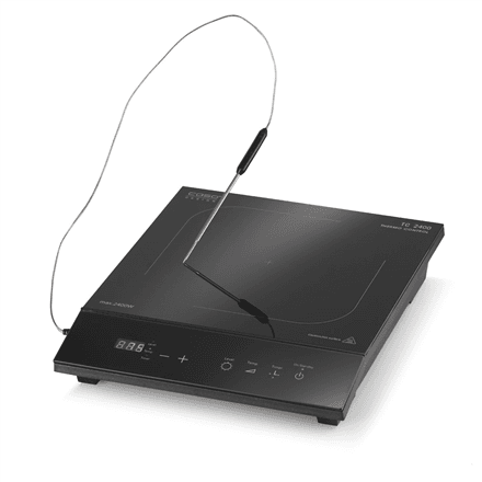 Caso | Table hob | TC 2400 ThermoControl | Number of burners/cooking zones 1 | Sensor touch | Black