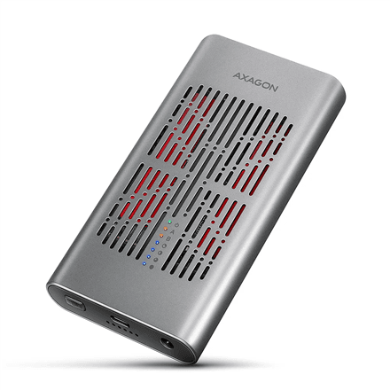 AXAGON USB-C 20Gbps Dual M.2 NVMe SSD CLONE MASTER Enclosure | EEM2-20GD
