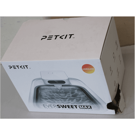 SALE OUT. Petkit P4115 Eversweet Max (CT-W3) | PETKIT Drinking Fountain | Eversweet Max | Capacity 3 L | Material Food-grade ABS | White | DAMAGED PACKAGING | 22 month(s)