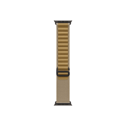 Apple 49mm Tan Alpine Loop - Medium - Black Titanium Finish