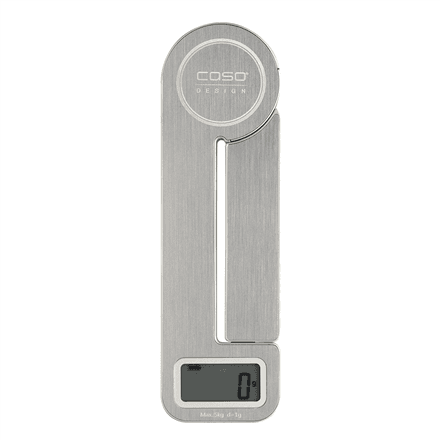 Caso | Scales | KitchenEcostyle | Maximum weight (capacity) 5 kg | Graduation 1 g | Display type LCD | Stainless steel