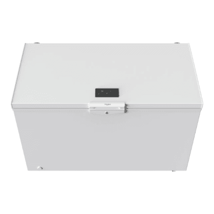 Whirlpool Freezer | W3RHS37EW1 | Energy efficiency class E | Chest | Free standing | Height 85 cm | Total net capacity 371 L | Display | White