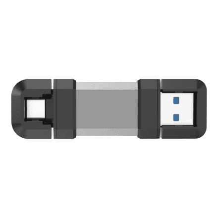 Silicon Power Dual USB Drive | Mobile C51 | 128 GB | USB Type-C/Type-A | Silver