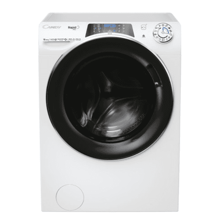 Candy | Washing Machine with Dryer | RPW41066BWMBC-S | Energy efficiency class D | Front loading | Washing capacity 10 kg | 1400 RPM | Depth 58 cm | Width 60 cm | TFT | Drying system | Drying capacity 6 kg | Steam fun...