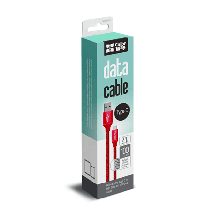 ColorWay | Type-C Data Cable | USB 2.0 | 2.1 A