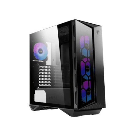 MSI MPG GUNGNIR 110R PC Case, Mid-Tower, USB 3.2, Black | MSI | MPG GUNGNIR 110R | Black | ATX