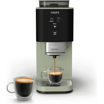 Krups Coffee Crush Coffee maker SA401LE0, Black/Green