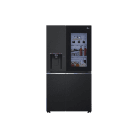 Refrigerator | GSGV81EPLL | LG Energy efficiency class E | Free standing | Height 179 cm | Side by side | No Frost system | Fridge net capacity 416 L | Freezer net capacity 219 L | Display | 36 dB | Matte black