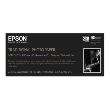 Traditional Photo Paper (64" x 15 m) | C13S045107 | Photo Paper | 300 g/m²