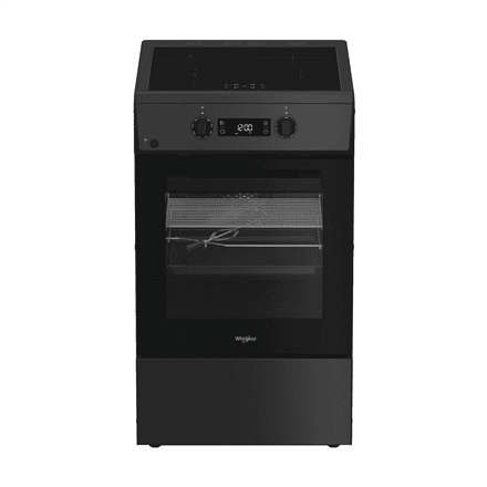 Whirlpool Cooker | W5I8LCSTA | Hob type Induction | Oven type Electric | Anthracite | Width 50 cm | Depth 60 cm | 60 L