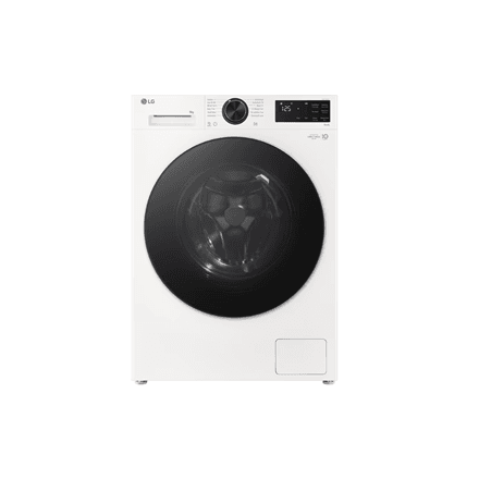 LG | Washing machine | F2X50S9TWB | Energy efficiency class A | Front loading | Washing capacity 9 kg | 1200 RPM | Depth 48 cm | Width 60 cm | Display | LED | Steam function | Direct drive | Wi-Fi | White