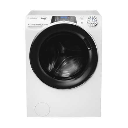 Candy | Washing Machine with Dryer | RPW4966BWMBC/1-S | Energy efficiency class A/D | Front loading | Washing capacity 9 kg | 1400 RPM | Depth 58 cm | Width 60 cm | Display | LED | Drying system | Drying capacity 6 kg...