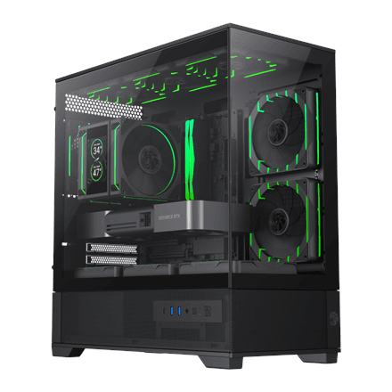 Gamemax Case | VISTA 2 MB | M-ATX
