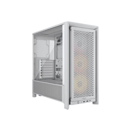 Corsair PC Case | Frame 4000D RS ARGB Modular | White | Mid-Tower