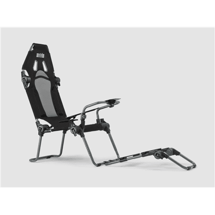 Next Level Racing | F-GT Lite Grey Edition | Foldable Formula and GT Cockpit | Grey and Black