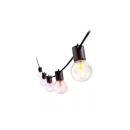 Philips Hue Festavia Globe Outdoor Fairy Lights, 7 m | 30 W | Bluetooth, Zigbee