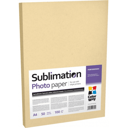 PSM100050A4 | Photo Paper sublimation 50 pcs. | 100 g/m² | A4 | A4