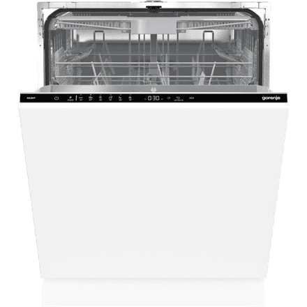 Gorenje Dishwasher | GV643E90 | Built-in | Width 60 cm | Number of place settings 16 | Number of programs 6 | Energy efficiency class E | Display | AquaStop function | White