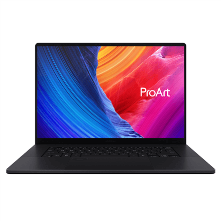 Asus ProArt P16 H7606WP-SR231X | Nano Black | 16 " | OLED | Touchscreen | 3K | 2880 x 1800 pixels | 120 Hz | Glossy | AMD Ryzen AI 9 | HX 370 | 64 GB | LPDDR5X | Solid-state drive capacity 2000 GB | NVIDIA GeForce RTX...